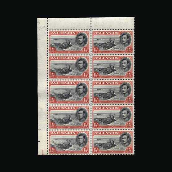 Lot 640 - Ascension 1938-53 - Universal Philatelic Auctions Sale #64 Lot 640 - Ascension 1938-53 - Universal Philatelic Auctions Sale #64