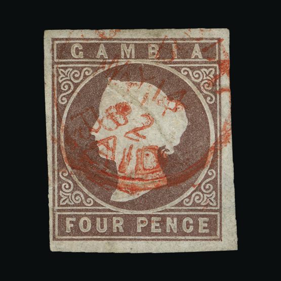 Lot 6538 - gambia 1874 - Universal Philatelic Auctions Sale #64 Lot 6538 - gambia 1874 - Universal Philatelic Auctions Sale #64