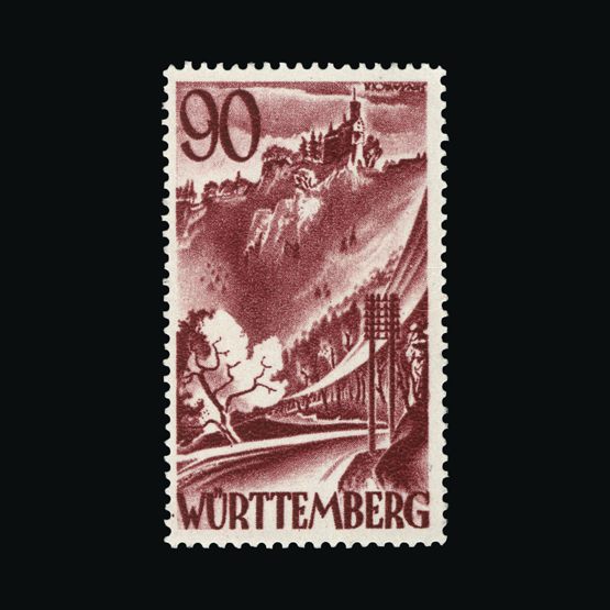 Lot 6847 - Germany - Allied Occupation - French Zone 1948-49 - Universal Philatelic Auctions Sale #64 Lot 6847 - Germany - Allied Occupation - French Zone 1948-49 - Universal Philatelic Auctions Sale #64