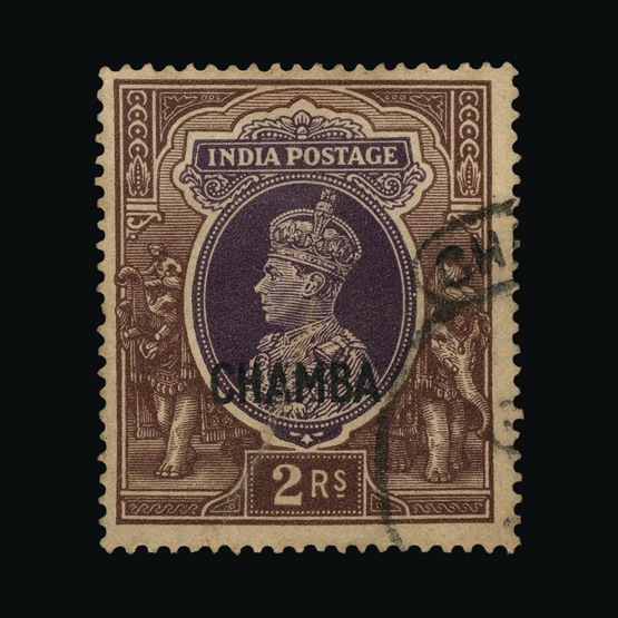 Lot 11132 - India - States - Chamba 1942-7 - Universal Philatelic Auctions Sale #65 Lot 11132 - India - States - Chamba 1942-7 - Universal Philatelic Auctions Sale #65
