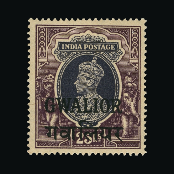 Lot 11162 - India - States - Gwalior 1942-8 - Universal Philatelic Auctions Sale #65 Lot 11162 - India - States - Gwalior 1942-8 - Universal Philatelic Auctions Sale #65