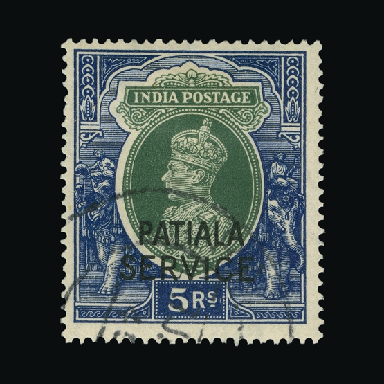 Lot 11253 - India - States - Patiala 1940-5 -  Universal Philatelic Auctions Sale #65