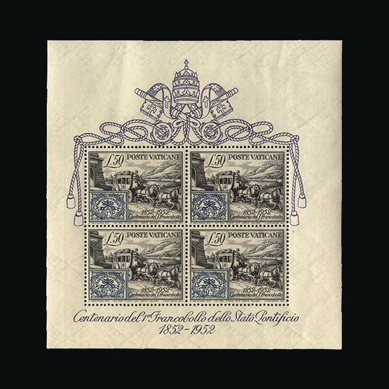 Lot 20145 - vatican 1952 - Universal Philatelic Auctions Sale #65 Lot 20145 - vatican 1952 - Universal Philatelic Auctions Sale #65