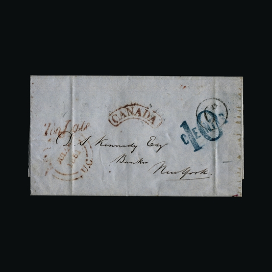 Lot 3572 - Canada 1851 -  Universal Philatelic Auctions Sale #65