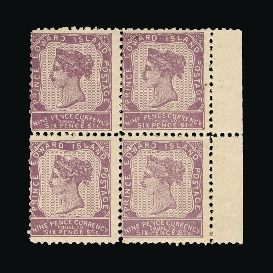 Lot 3705 - Canada - Prince Edward Island 1862-69 -  Universal Philatelic Auctions Sale #66