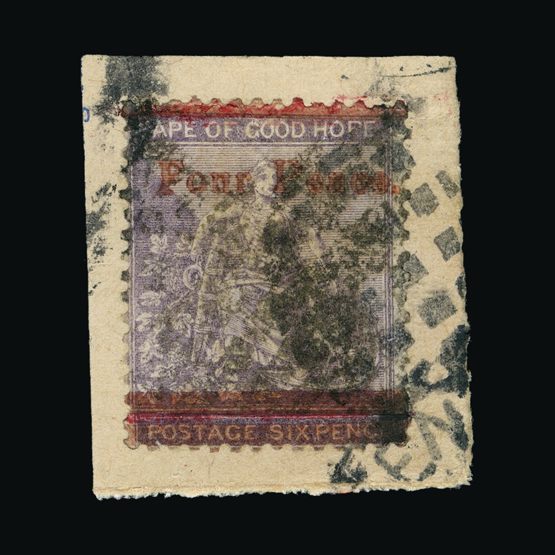 Lot 3733 - cape of good hope 1868 -  Universal Philatelic Auctions Sale #66