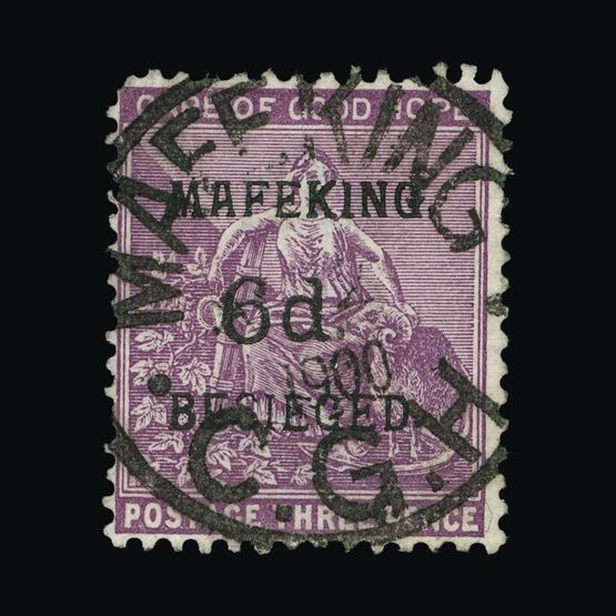 Lot 3756 - Cape of Good Hope - Mafeking 1900 - Universal Philatelic Auctions Sale #66 Lot 3756 - Cape of Good Hope - Mafeking 1900 - Universal Philatelic Auctions Sale #66