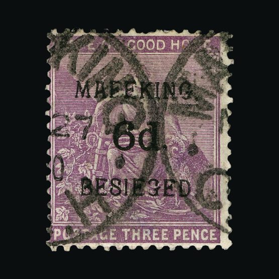Lot 3765 - Cape of Good Hope - Mafeking 1900 - Universal Philatelic Auctions Sale #66 Lot 3765 - Cape of Good Hope - Mafeking 1900 - Universal Philatelic Auctions Sale #66