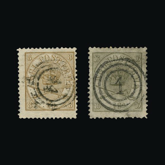 Lot 4727 - Denmark 1864-5 -  Universal Philatelic Auctions Sale #66