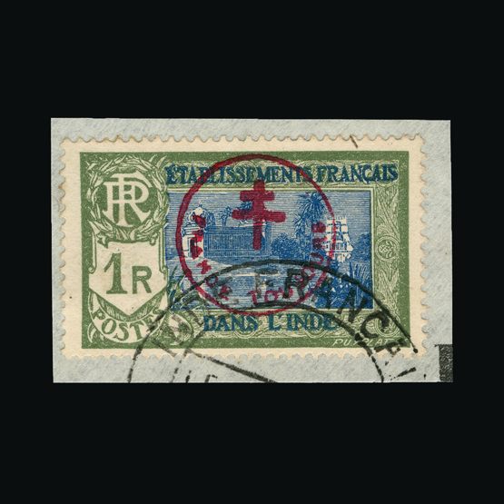 Lot 5994 - France - Colonies - Indian Settlements 1942 -  Universal Philatelic Auctions Sale #66