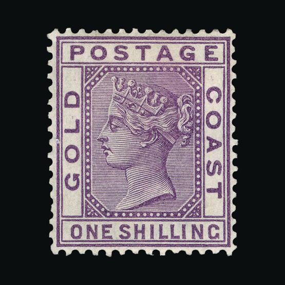 Lot 7188 - gold coast 1884 -  Universal Philatelic Auctions Sale #66