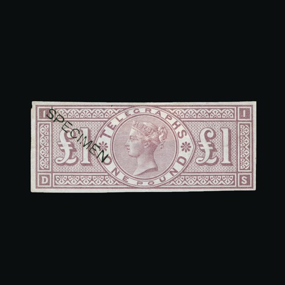 Lot 10021 - Great Britain - Telegraphs 1876 -  Universal Philatelic Auctions Sale #67
