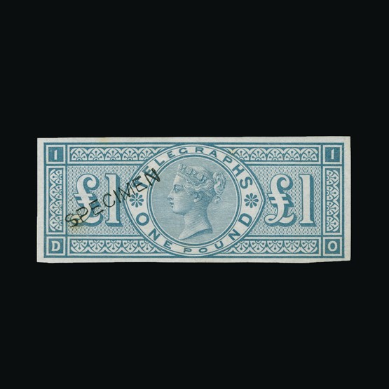Lot 10023 - Great Britain - Telegraphs 1876 -  Universal Philatelic Auctions Sale #67