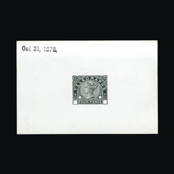 Lot 10025 - Great Britain - Telegraphs 1876 -  Universal Philatelic Auctions Sale #67
