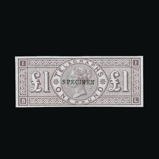 Lot 10026 - Great Britain - Telegraphs 1876 -  Universal Philatelic Auctions Sale #67