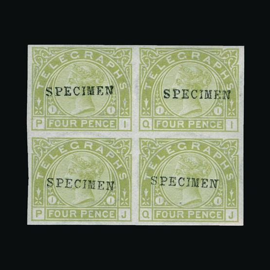 Lot 10028 - Great Britain - Telegraphs 1877 -  Universal Philatelic Auctions Sale #67