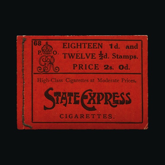 Lot 10035 - Great Britain - Booklets 1917 -  Universal Philatelic Auctions Sale #67