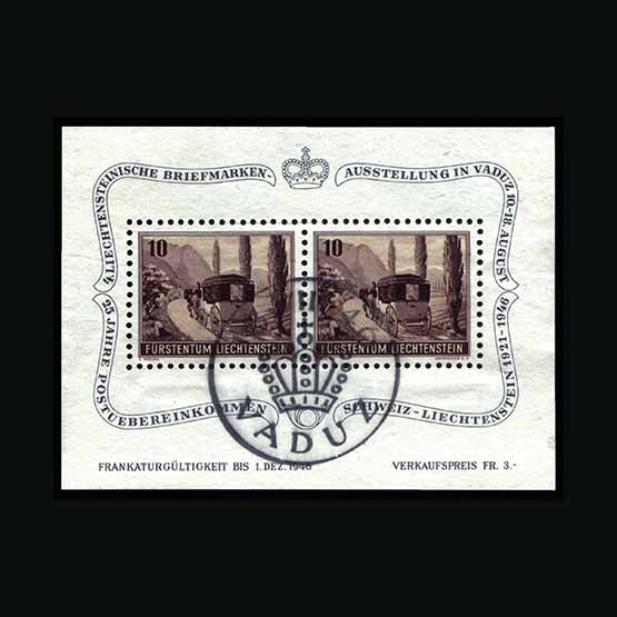 Lot 13624 - Liechtenstein 1946 -  Universal Philatelic Auctions Sale #67