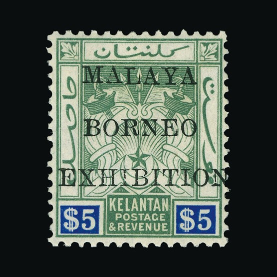 Lot 13950 - malaya - kelantan 1922 -  Universal Philatelic Auctions Sale #67