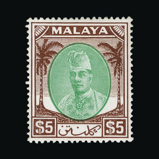 Lot 13964 - malaya - kelantan 1951-55 -  Universal Philatelic Auctions Sale #67