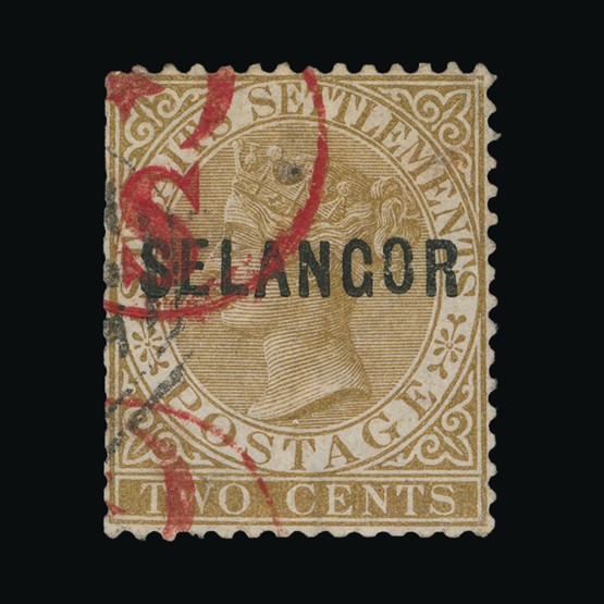 Lot 14124 - malaya - selangor 1881-82 -  Universal Philatelic Auctions Sale #67