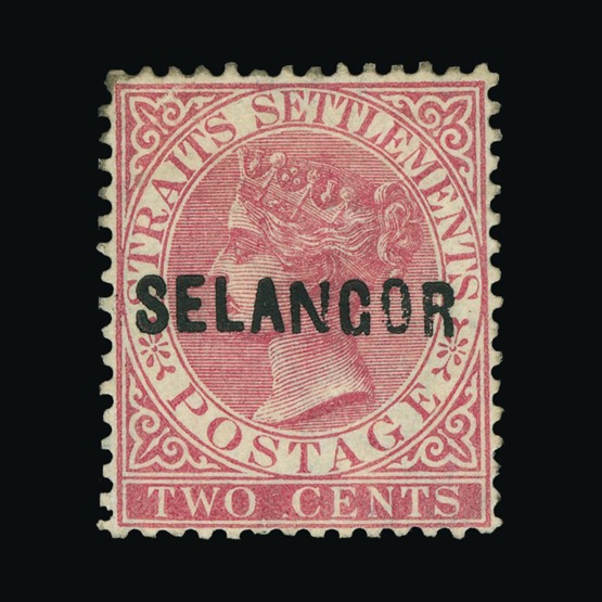 Lot 14127 - malaya - selangor 1883-85 -  Universal Philatelic Auctions Sale #67