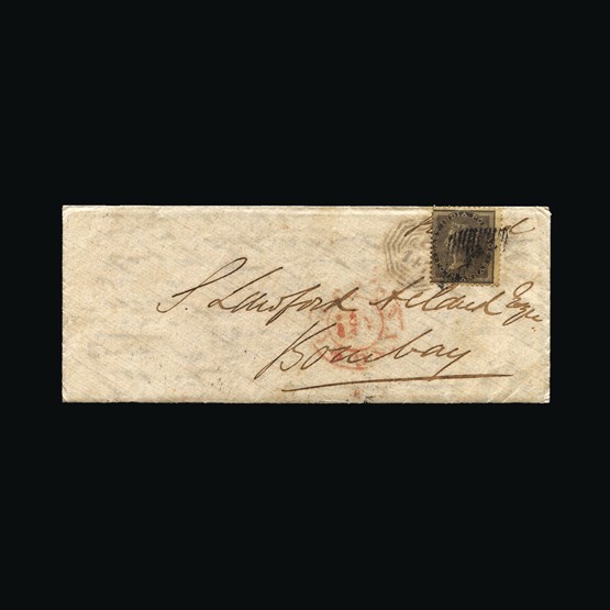 Lot 14290 - Malaya - Straits Settlements - India - Used in Penang 1859 - Universal Philatelic Auctions Sale #67 Lot 14290 - Malaya - Straits Settlements - India - Used in Penang 1859 - Universal Philatelic Auctions Sale #67