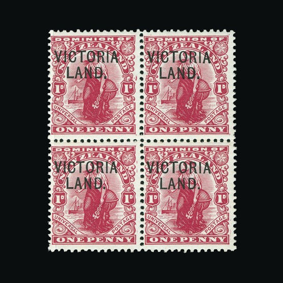 Lot 15950 - New Zealand - Victoria Land 1911-13 -  Universal Philatelic Auctions Sale #67
