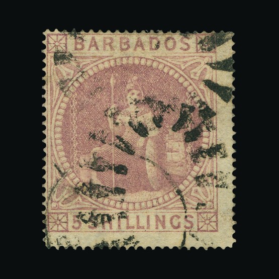 Lot 1617 - barbados 1873 -  Universal Philatelic Auctions Sale #67