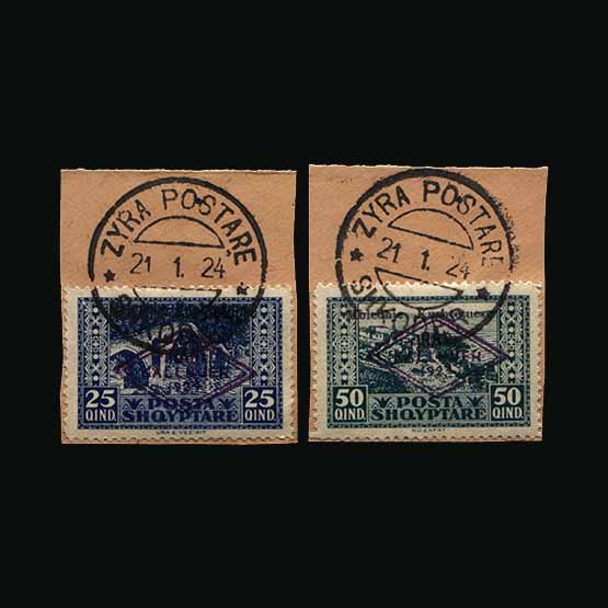Lot 219 - Albania 1924 - Universal Philatelic Auctions Sale #67 Lot 219 - Albania 1924 - Universal Philatelic Auctions Sale #67