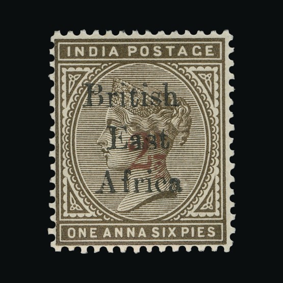 Lot 2499 - british east africa 1895 -  Universal Philatelic Auctions Sale #67
