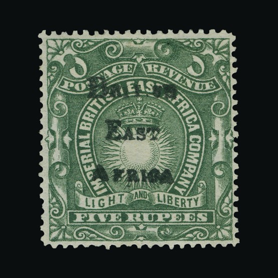 Lot 2500 - british east africa 1895 -  Universal Philatelic Auctions Sale #67