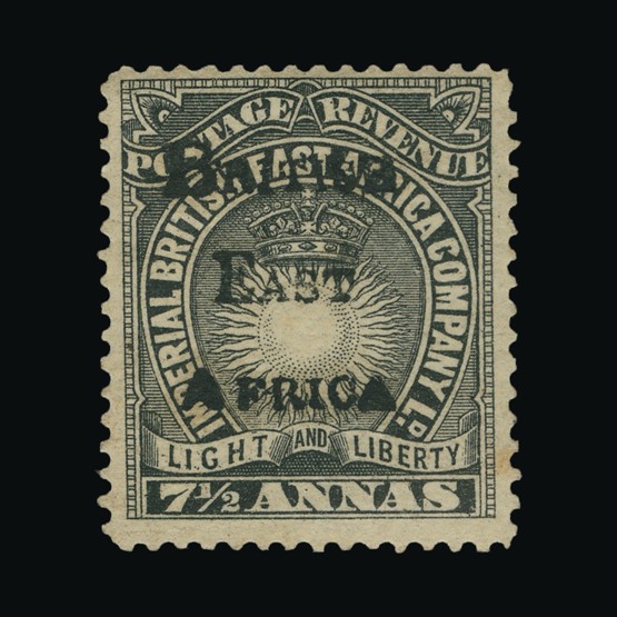 Lot 2504 - british east africa 1895 -  Universal Philatelic Auctions Sale #67