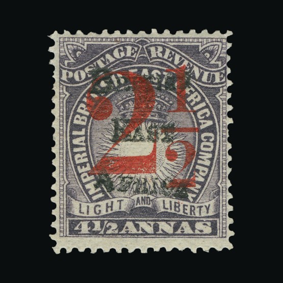 Lot 2506 - british east africa 1895 -  Universal Philatelic Auctions Sale #67
