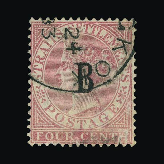 Lot 2850 - british post offices in siam 1882-85 -  Universal Philatelic Auctions Sale #67