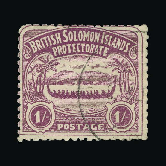 Lot 2894 - british solomon islands 1907 -  Universal Philatelic Auctions Sale #67