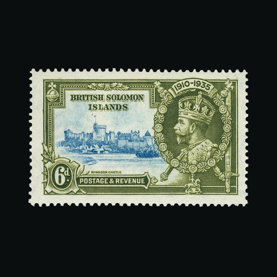 Lot 2911 - british solomon islands 1935 -  Universal Philatelic Auctions Sale #67