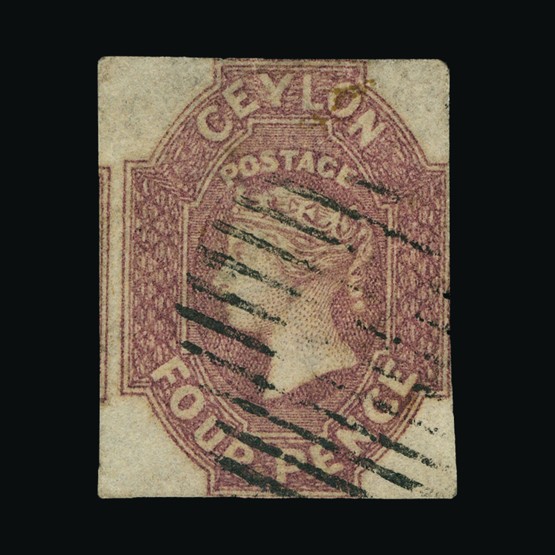 Lot 3757 - Ceylon 1857 -  Universal Philatelic Auctions Sale #67