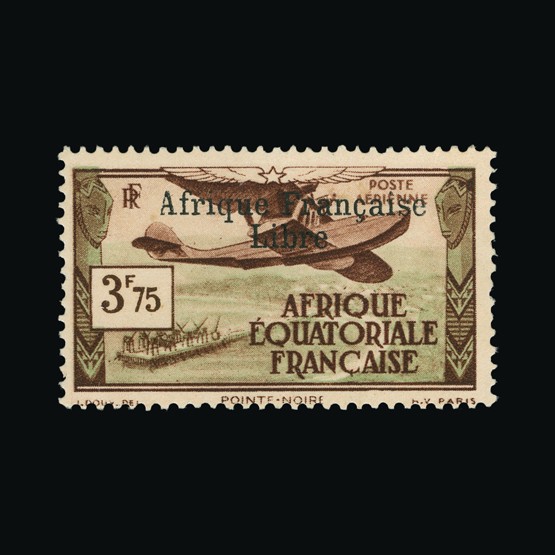 Lot 5870 - France - Colonies - Equatorial Africa 1940 -  Universal Philatelic Auctions Sale #67