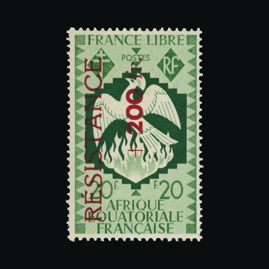 Lot 5873 - France - Colonies - Equatorial Africa 1944 -  Universal Philatelic Auctions Sale #67