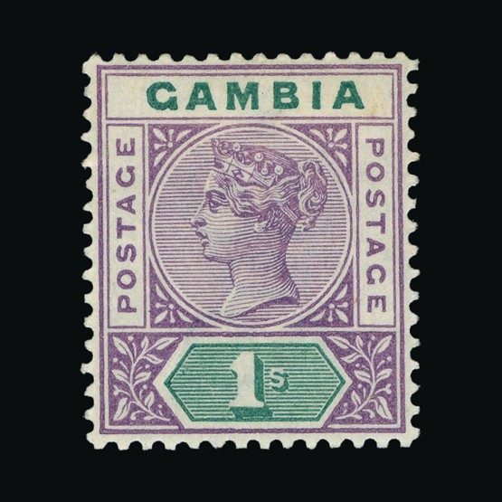 Lot 6219 - gambia 1898-1902 -  Universal Philatelic Auctions Sale #67