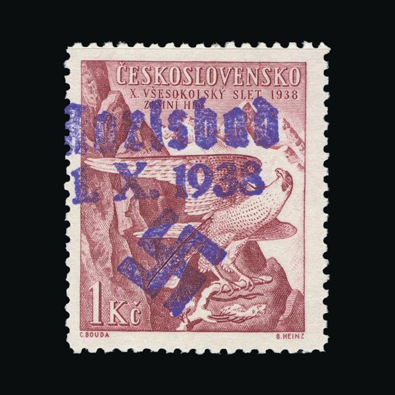 Lot 6459 - Germany - Occupation of Sudetenland 1938 - Universal Philatelic Auctions Sale #67 Lot 6459 - Germany - Occupation of Sudetenland 1938 - Universal Philatelic Auctions Sale #67