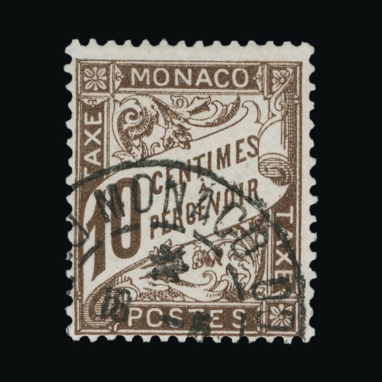 Lot 20001 - Monaco 1909 -  Universal Philatelic Auctions Sale #68