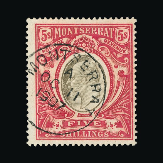 Lot 20020 - montserrat 1904-08 -  Universal Philatelic Auctions Sale #68