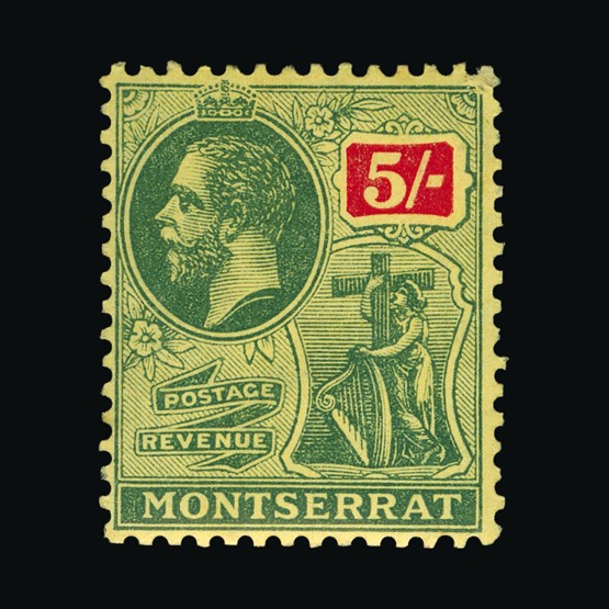 Lot 20024 - montserrat 1916-22 -  Universal Philatelic Auctions Sale #68