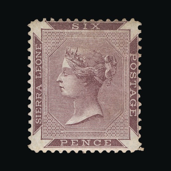 Lot 20248 - sierra leone 1859-74 -  Universal Philatelic Auctions Sale #68