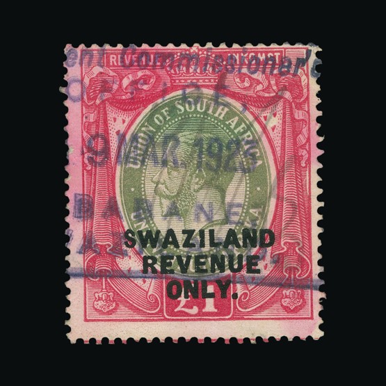 Lot 20308 - swaziland 1922 -  Universal Philatelic Auctions Sale #68