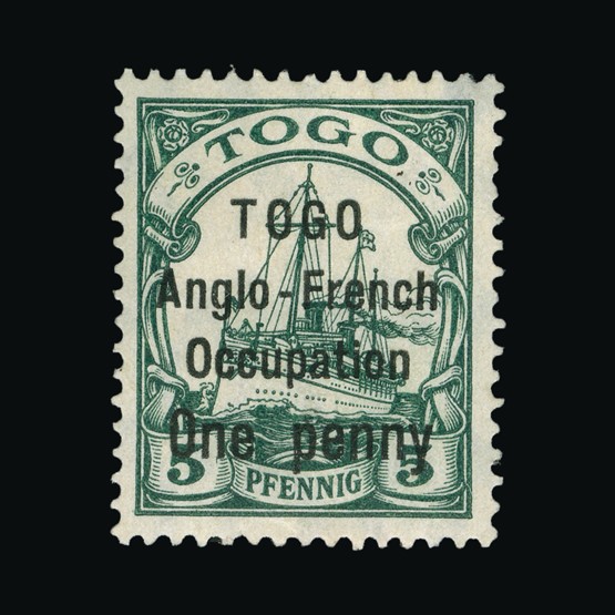 Lot 20338 - Togo - Anglo-French Occupation 1914 - Universal Philatelic Auctions Sale #68 Lot 20338 - Togo - Anglo-French Occupation 1914 - Universal Philatelic Auctions Sale #68