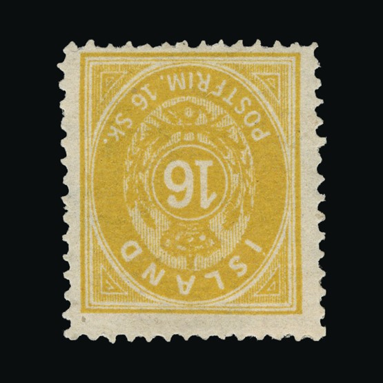 Lot 10000 - Iceland 1873 -  Universal Philatelic Auctions Sale #69