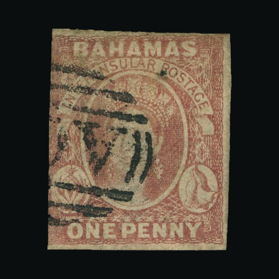Lot 1030 - bahamas 1860 -  Universal Philatelic Auctions Sale #69